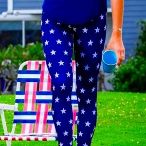 Tipsy Elves Star leggings for 4th of July!!